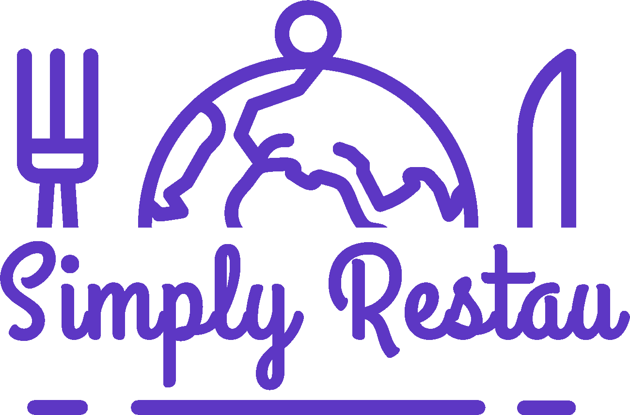 SimplyRestau logo violet